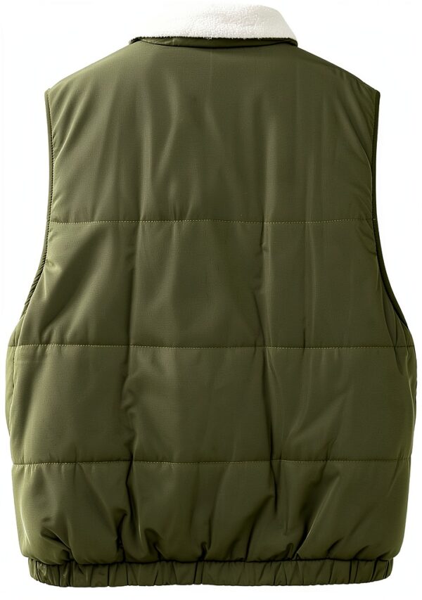Manteau sans manche Femme Generic chaleur légère couleur variée-4