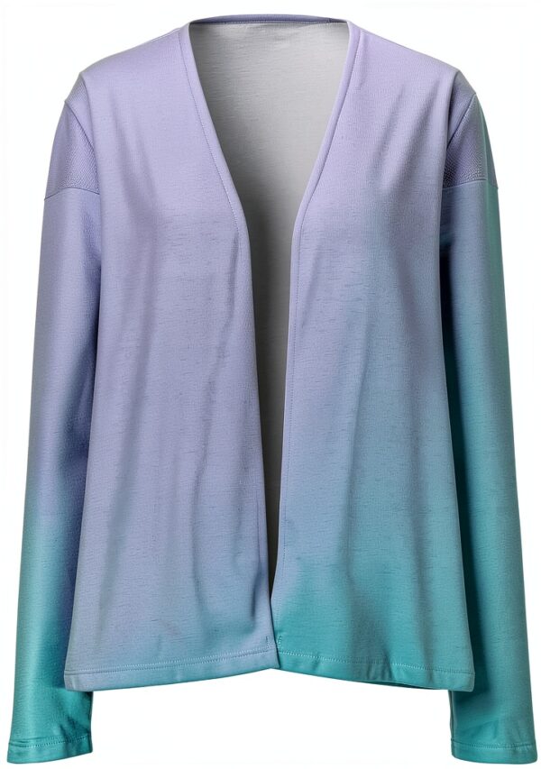 Cardigan Femme Imperméable Gilet mi-saison Violet S Confort Coupe-vent-2