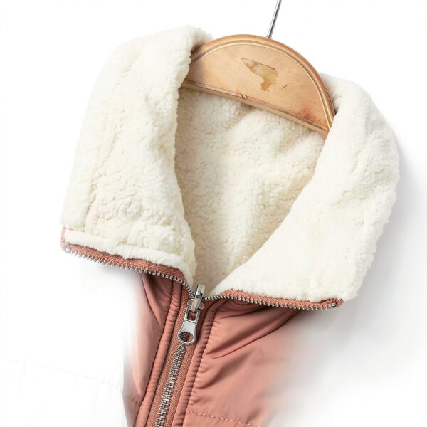 Manteau sans manche Generic femme Isolation légère col haut tailles-4