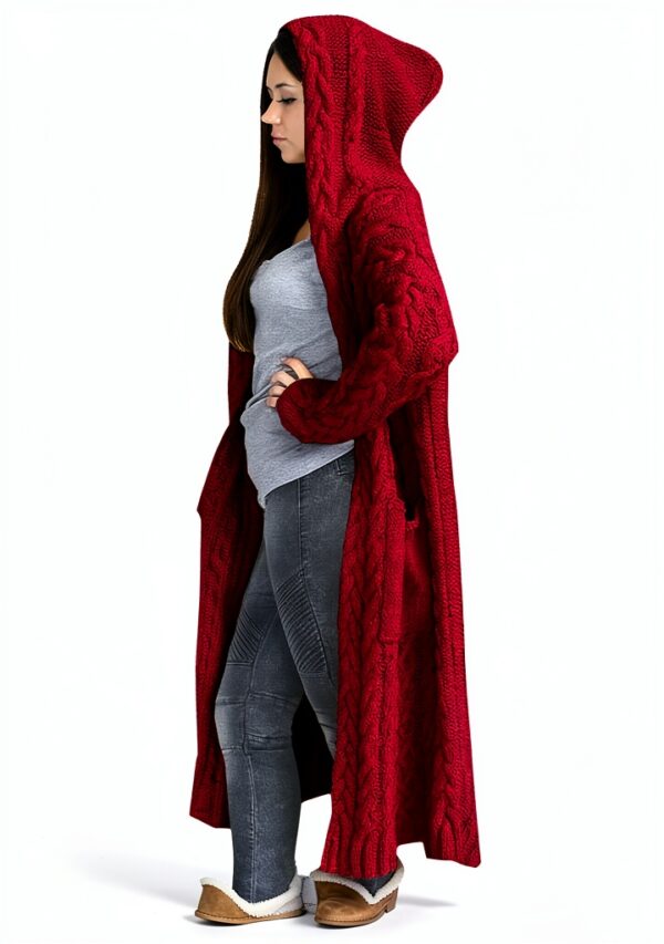 gilet femme mi-saison imperméable coupe-vent couleur rouge taille M-2