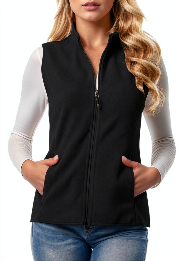 Manteaux Sans Manches Femme Chic Chaud Ample Manteaus Doudounes Fermeture Zippé Gilets matelassé brillant Chaude Matelassée Vestes avec Sac de Rangement Léger Softshell Hiver-0