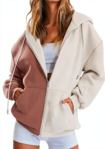 Sweat à capuche zippé Cotton Traders femme - couleur variée, taille-0