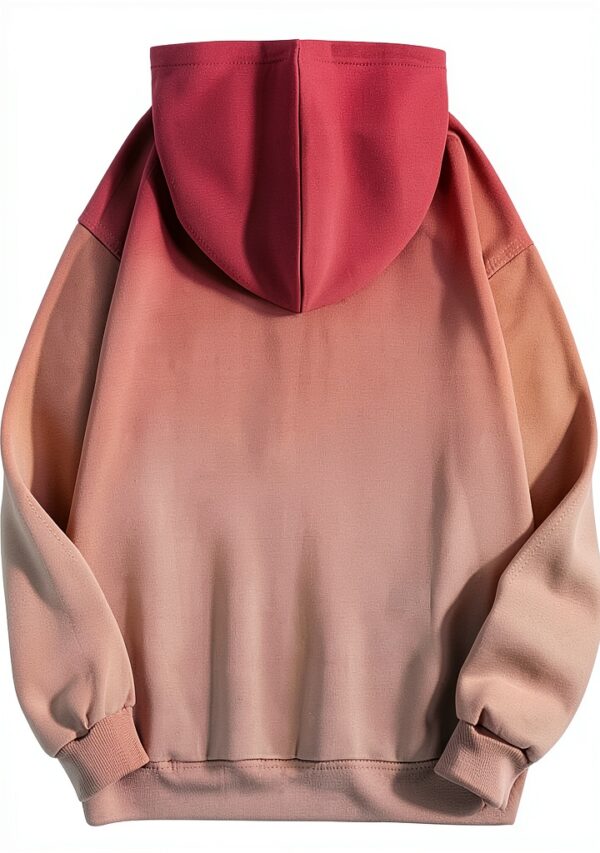 Sweat à capuche surdimensionné pour femme - Style décontracté à manches longues - Uni - Haut tendance - Ample et confortable - Avec cordon de serrage - Pour Halloween, automne, hiver - Avec poches-3