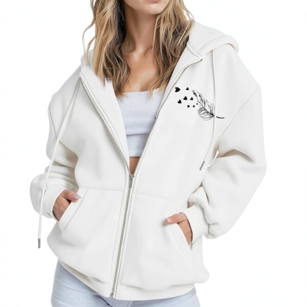 Sweat à capuche pour femme UK 2025 Halloween surdimensionné imprimé lettres pull à manches longues avec poche mignon ample Y2K vêtements d'automne pull haut d'Halloween léger couleur unie cardigan-1