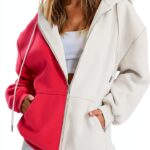 Sweat à capuche zippé femme Cotton Traders - Manches longues cordon-0