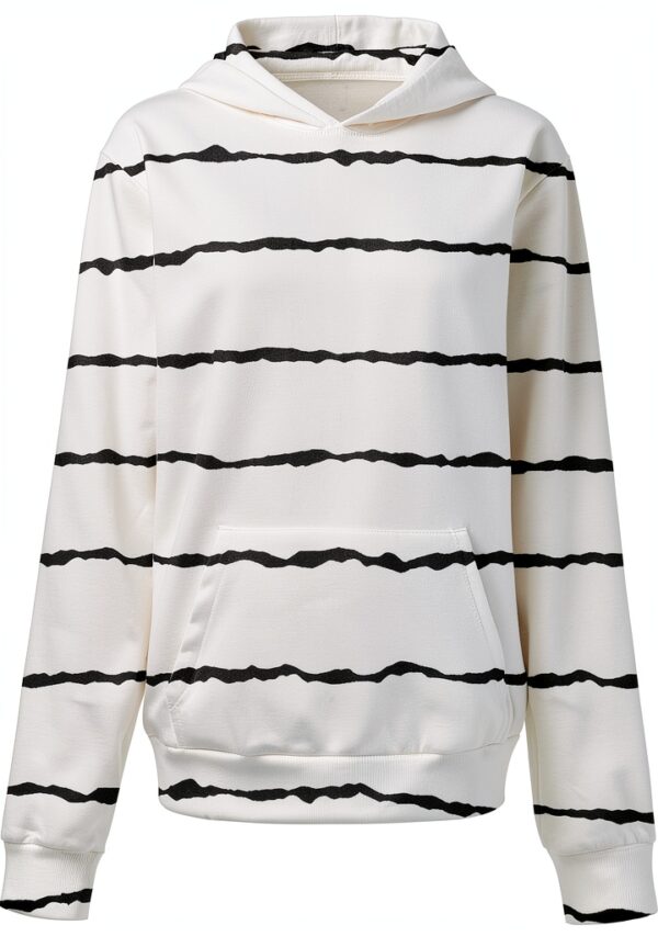 Sweat à capuche zippé à manches longues pour femme - Sweat à capuche surdimensionné à manches longues avec fermeture éclair - Manteau léger avec poches-4