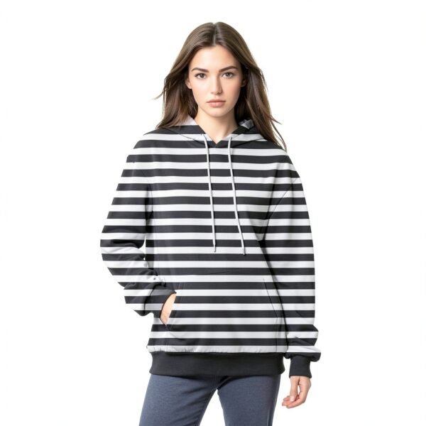Sweat à capuche zippé à manches longues pour femme - Sweat à capuche surdimensionné à manches longues avec fermeture éclair - Manteau léger avec poches-1