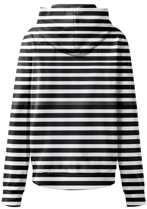 Sweat à capuche zippé à manches longues pour femme - Sweat à capuche surdimensionné à manches longues avec fermeture éclair - Manteau léger avec poches-3