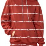 Sweat à capuche zippé à manches longues pour femme - Sweat à capuche surdimensionné à manches longues avec fermeture éclair - Manteau léger avec poches-0