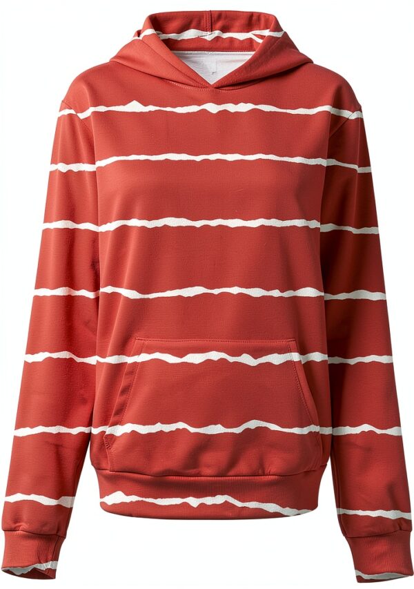 Sweat à capuche zippé à manches longues pour femme - Sweat à capuche surdimensionné à manches longues avec fermeture éclair - Manteau léger avec poches-4