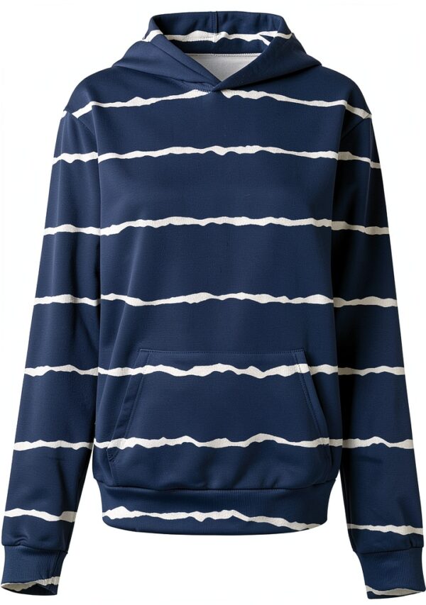 Sweat à capuche zippé à manches longues pour femme - Sweat à capuche surdimensionné à manches longues avec fermeture éclair - Manteau léger avec poches-4