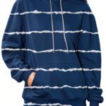 Sweat à capuche zippé à manches longues pour femme - Sweat à capuche surdimensionné à manches longues avec fermeture éclair - Manteau léger avec poches-0